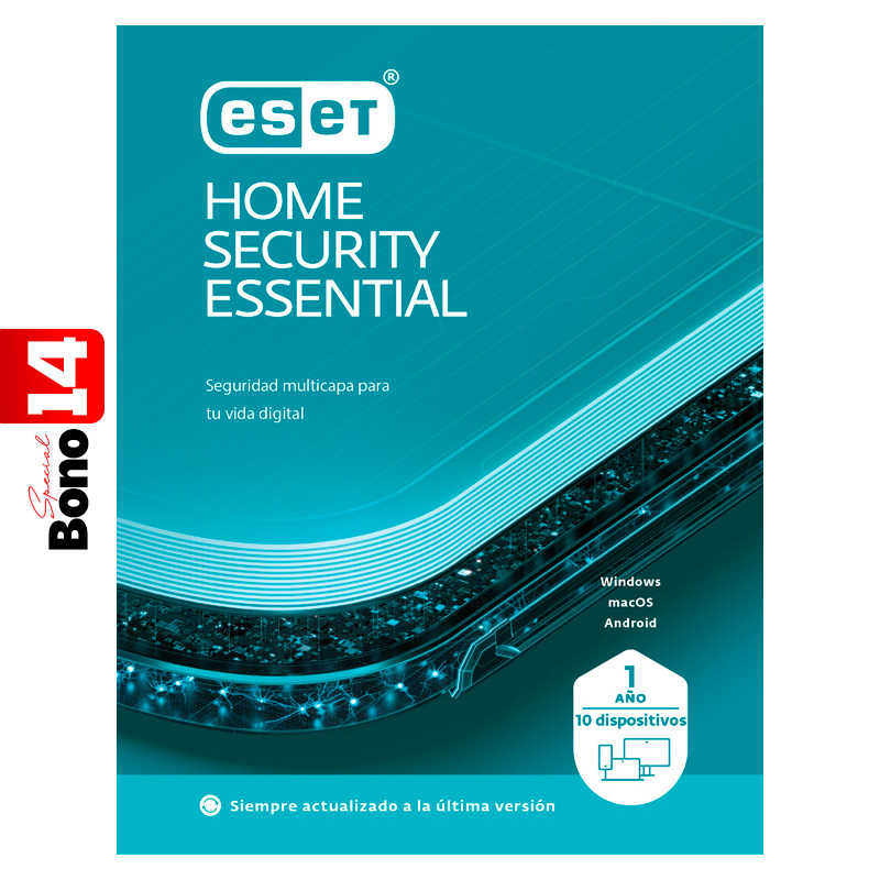 Licencia ESET Home Security Essential 10 dispositivos 1 Año ESD ***DIGITAL***