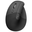 Mouse Inalámbrico Bluetooth Logitech Lift Ergonómico 4000DPI Negro (Para Zurdos) + Receptor USB