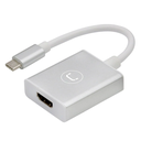 Adaptador USB-C a HDMI 4k Unno Tekno AD3001SV Macho-Hembra Plateado