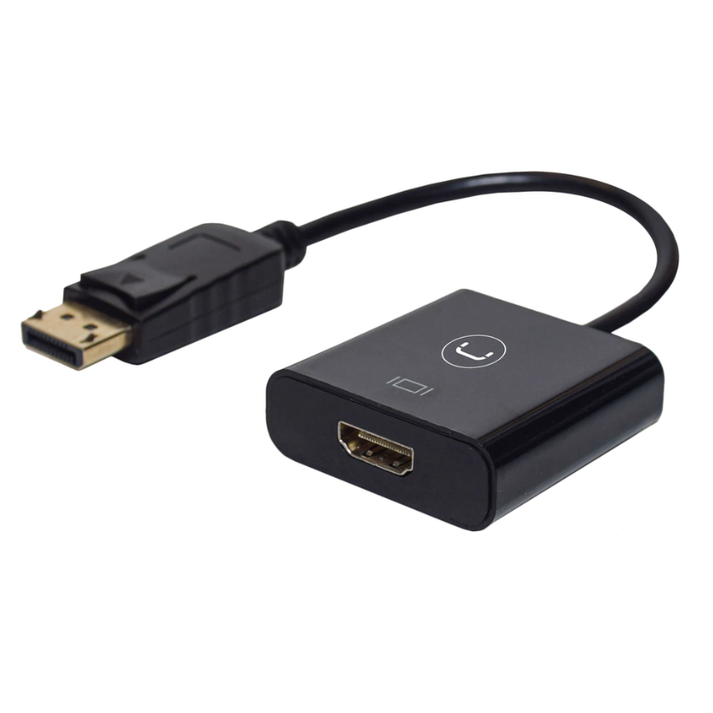 Adaptador DisplayPort a HDMI Unno Tekno AD3004BK Macho-Hembra Negro