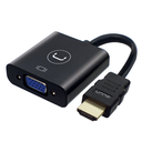 Adaptador HDMI a VGA Unno Tekno AD4202BK Macho-Hembra Negro