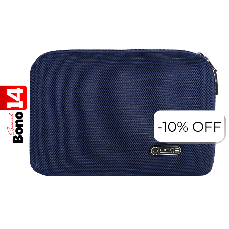 Funda para Portátil 14.1" Unno Tekno CitySleek BG2701BL Azul