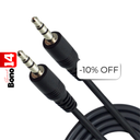 Cable de Audio 3.5mm Unno Tekno CB4052BK 3.5 Metros Negro