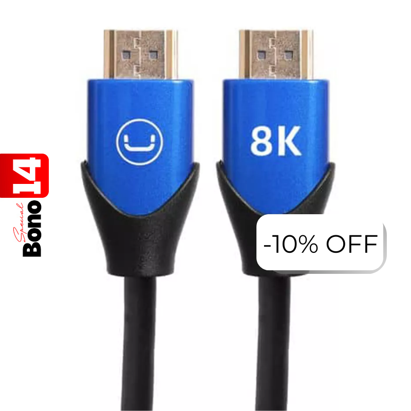 Cable HDMI 2.1 8K Unno Tekno CB4227BL 1.5 Metros Macho-Macho Negro