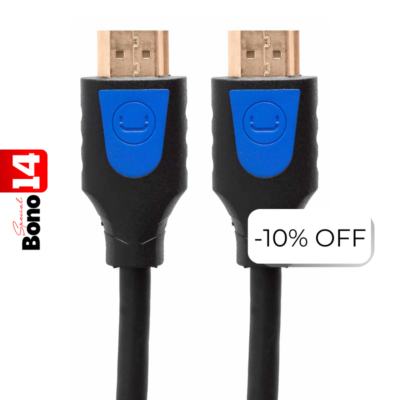 Cable HDMI 2.0 4K Unno Tekno CB4231BK 3 Metros Macho-Macho Negro