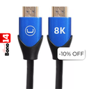 Cable HDMI 2.1 8K Unno Tekno CB4232BK 3 Metros Macho-Macho Negro