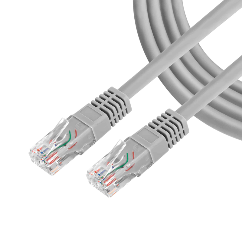 Cable de Red Unno Tekno CB4306GY con Puertos RJ45 CAT6 1.5 Metros