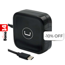Cargador de Pared Unno Tekno PW5293BK FastCharge USB-C 65W Negro
