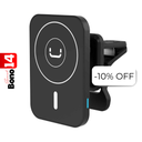 Base para Celular Magnético Unno Tekno CH3013BK para Ventilas de Aire Acondicionado