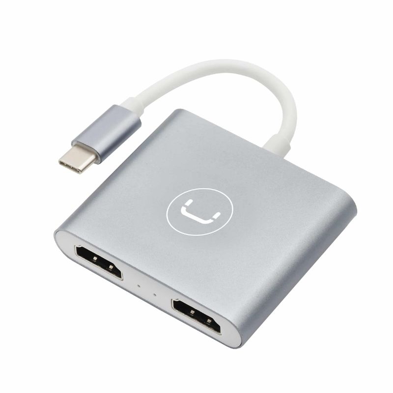 Adaptador Unno Tekno USB-C a HDMI HB1103SV Plateado