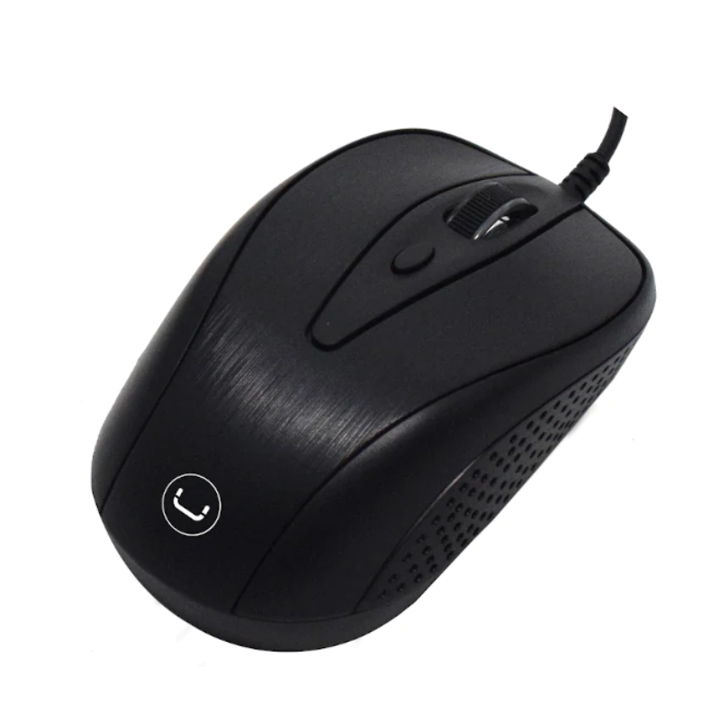 Mouse Alámbrico Unno Tekno Trek 1600DPI Negro