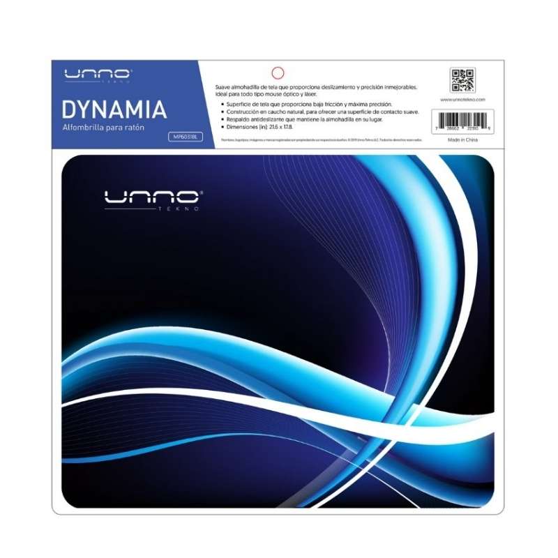 Mousepad Unno Tekno Dynamia Azul