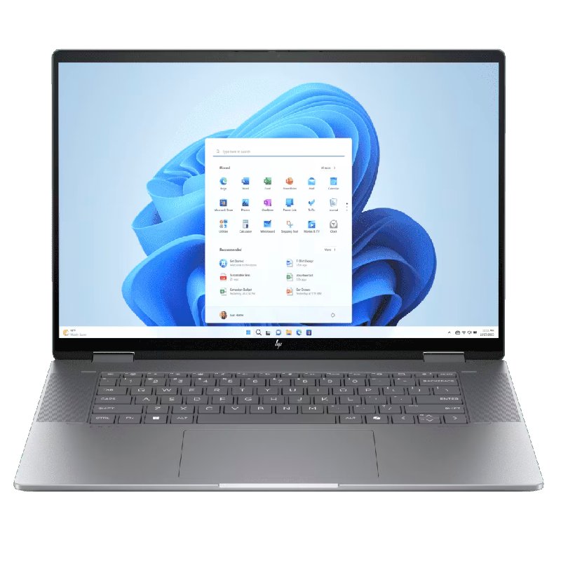 Laptop HP Envy x360 AMD Ryzen 7 8840HS Pantalla Táctil OLED 3K 16" 16GB RAM 512GB SSD W11 Home Plateado  Teclado Español