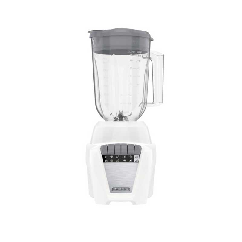 Licuadora Black+Decker Ice Crush 8 Velocidades Jarra de Plástico 1.65 Lt Blanco 700W
