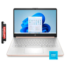 Laptop HP 14-DQ6015DX 14" Celeron N150 4GB RAM 128GB UFS Rosado W11 Home Teclado Ingles
