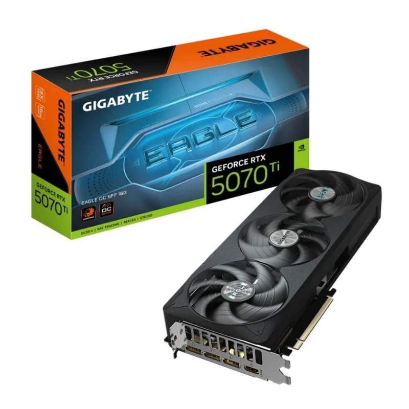 Tarjeta de Video 16GB GDDR7 Gigabyte GeForce RTX 5070 Ti EAGLE OC SFF HDMI DP PCIe 5.0