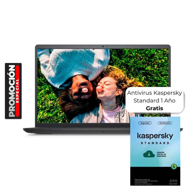 Laptop Dell Inspiron 3520 15.6" Touch i7-1255U 16GB RAM 1TB SSD W11 Home Negra Teclado Inglés