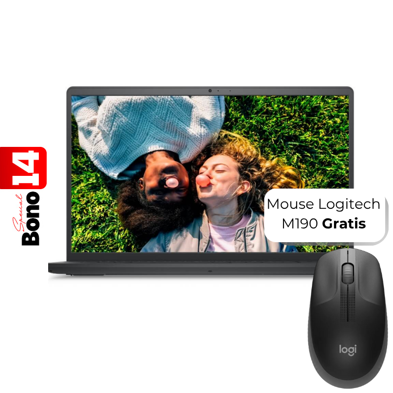 Laptop Dell Inspiron 3520 15.6" Touch i7-1255U 16GB RAM 1TB SSD W11 Home Negra Teclado Ingles
