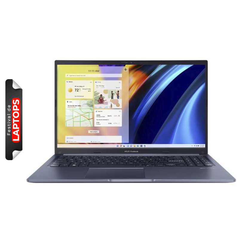 Laptop Asus Vivobook F1502VA-NS96 15.6" i9-13900H 16GB RAM 1TB SSD W11 Home Azul Teclado Ingles