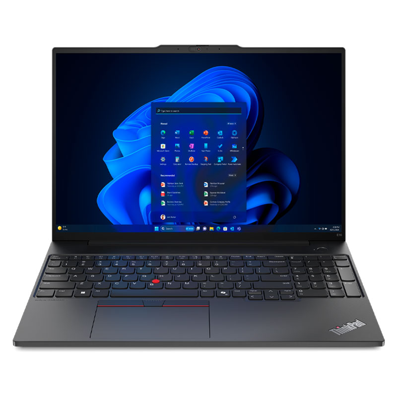 Laptop Lenovo ThinkPad E16 Gen 2 16" Ultra Core 7 1555U 32GB RAM 1TB SSD W11 Pro Negro Teclado Inglés