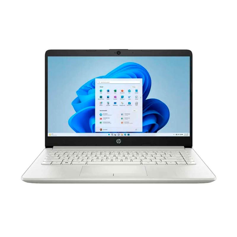 Laptop HP 14-CF2733 14" Celeron N4120 4GB RAM 64GB W11 Home Gris Teclado Inglés