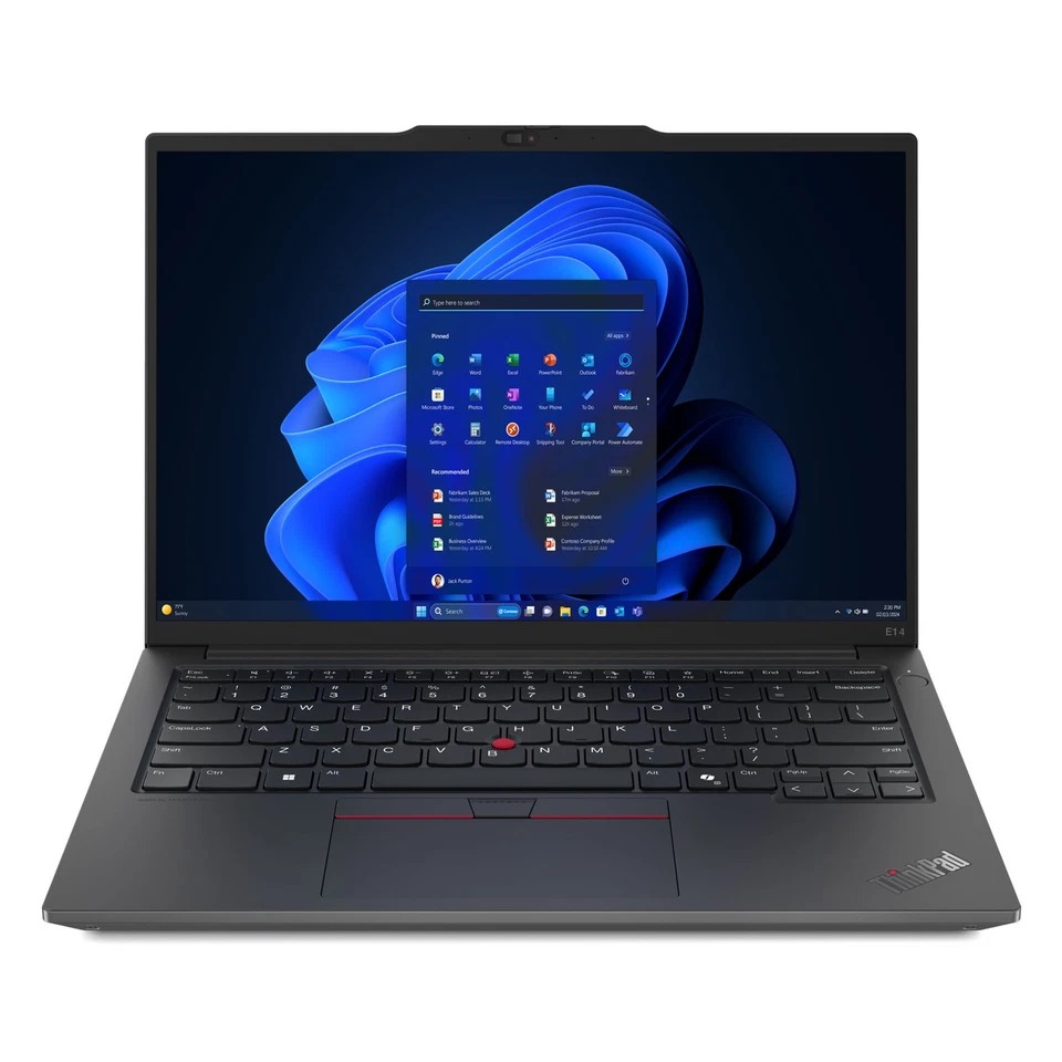 Laptop Lenovo ThinkPad E14 Gen 6 14" Intel Ultra 7 155U 32GB RAM 1TB SSD W11 Pro Teclado Inglés