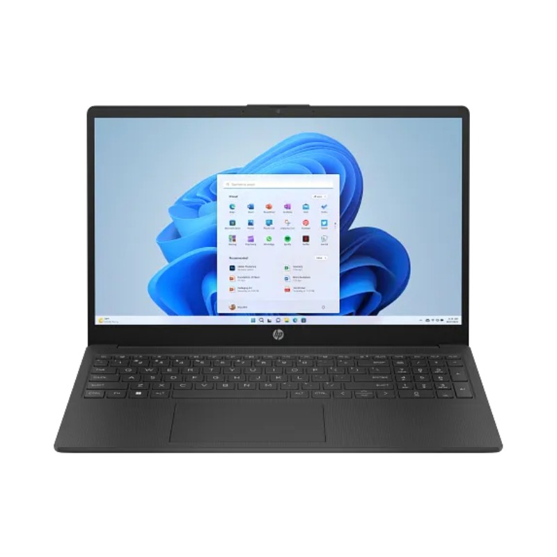 Laptop HP 15 fd0077nr 15.6" Intel Core i7-1355U 8GB RAM 256GB SSD Intel Iris Xe Graphics W11 Home Negro Teclado Inglés