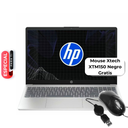 Laptop HP 15‑fd0331la 15.6" Intel Core 3 100U 8GB RAM 512GB SSD Intel UHD W11 Home Plateada Teclado Español