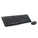Teclado y Mouse Inalámbrico Logitech MK295 Silent Negro Inglés