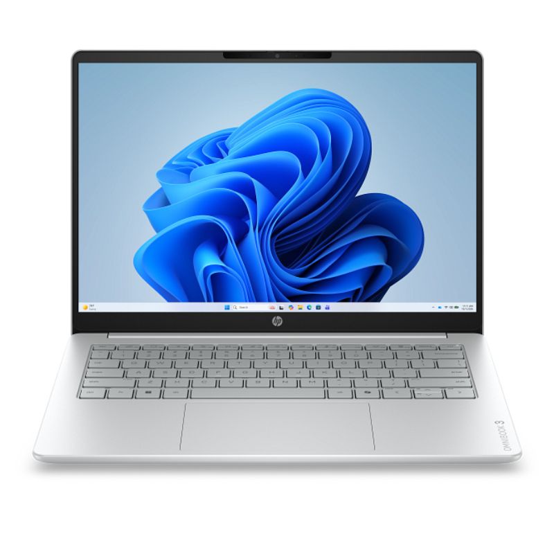 Laptop HP OmniBook 3 14-hu0050la 14" Intel Core 5 120U 8GB RAM 512GB SSD Intel Graphics W11 Home Glaciar Plateada Teclado Español