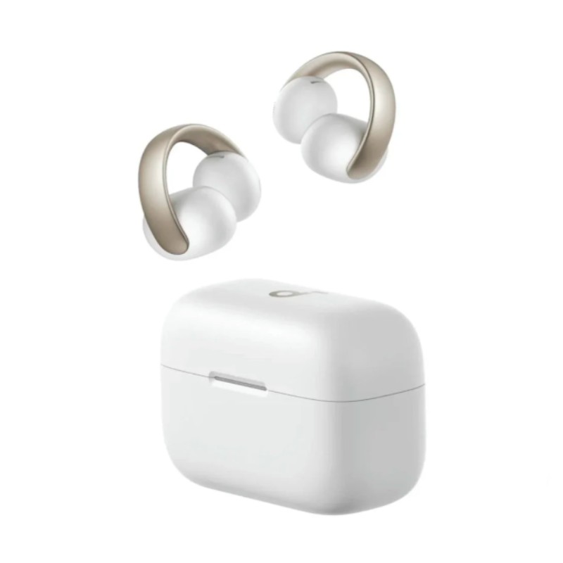 Audífonos Open-Ear Anker Soundcore AeroClip Bluetooth con Micrófono Blanco