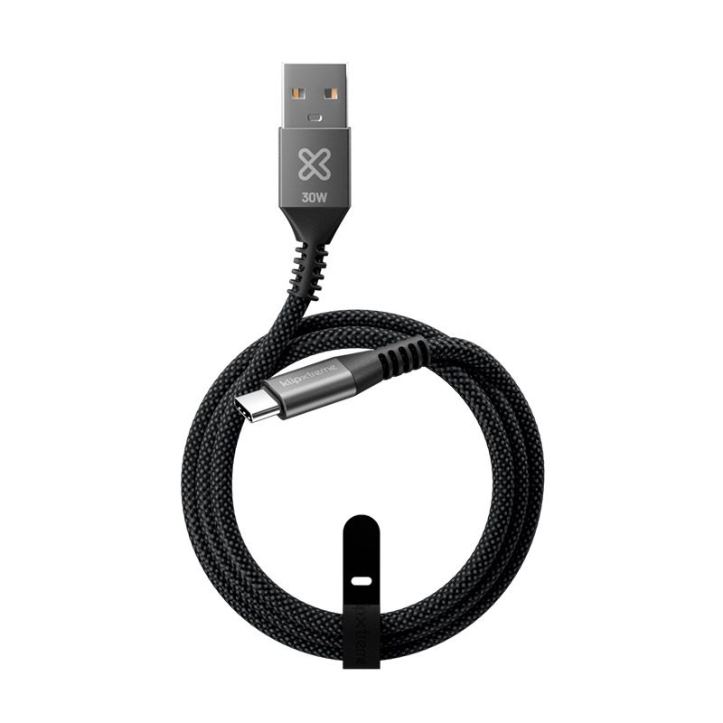 Cable USB a USB-C Klip Xtreme KAC-050-3FT 1 Metro Negro