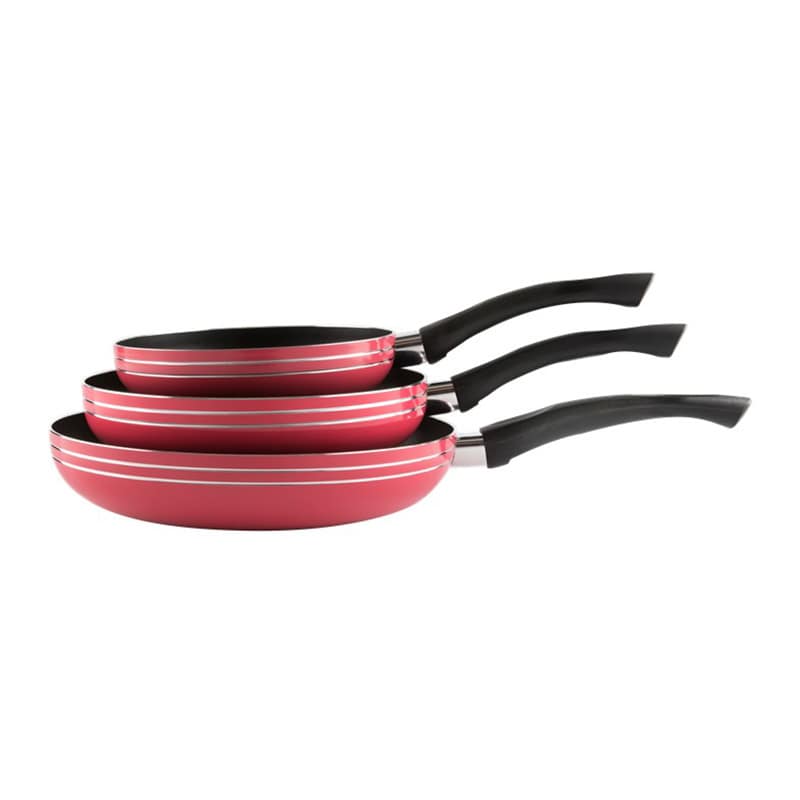 Juego de Sartenes Picca Turín 3 Piezas Dyflon Rosado