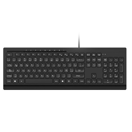 [KKM-252s] Teclado Alámbrico USB Klip Xtreme Compass Español Negro