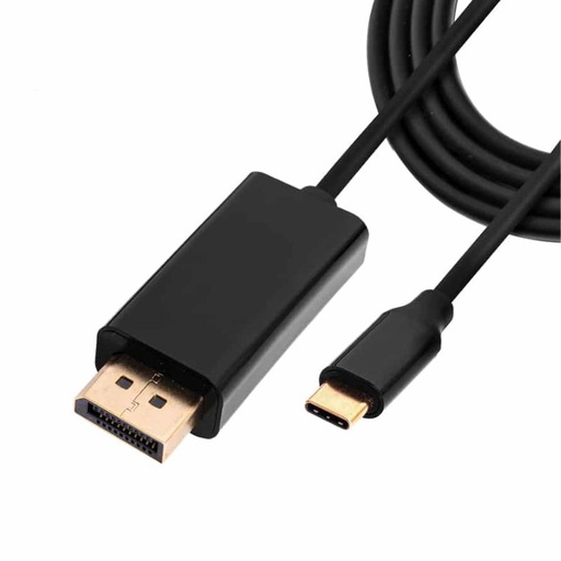 [CB4059BK] Cable USB-C a Displayport Unno Tekno CB4059BK 1.5 Metros Negro
