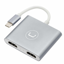 Adaptador USB-C a HDMI Unno Tekno HB1103SV Plateado