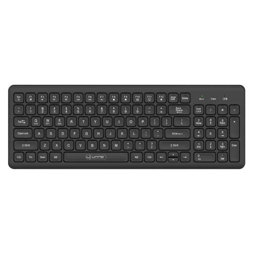 [KB6766BK] Teclado Inalámbrico Unno Tekno KeyPro KB6766BK Español Multidispositivo Negro