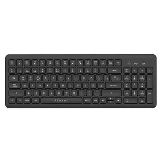 [KB6761BK] Teclado Inalámbrico Unno Tekno KeyPro Español Negro