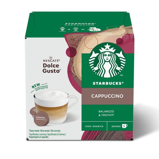 [12606829] Cápsulas Starbucks Cappuccino para Nescafé Dolce Gusto