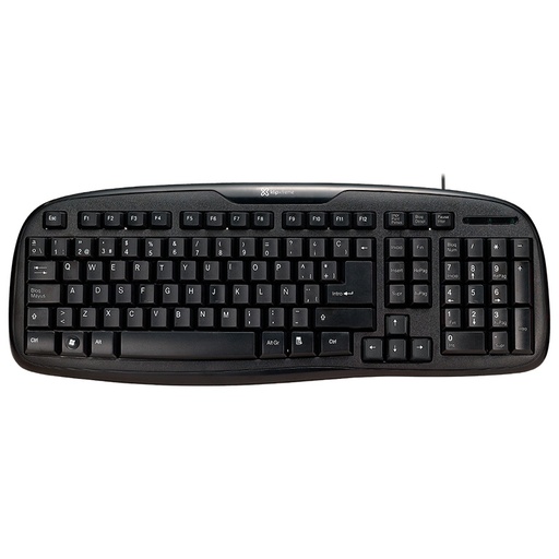 [KKS-050S] Teclado Alámbrico USB Klip Xtreme Stylus Español Waterproof Negro