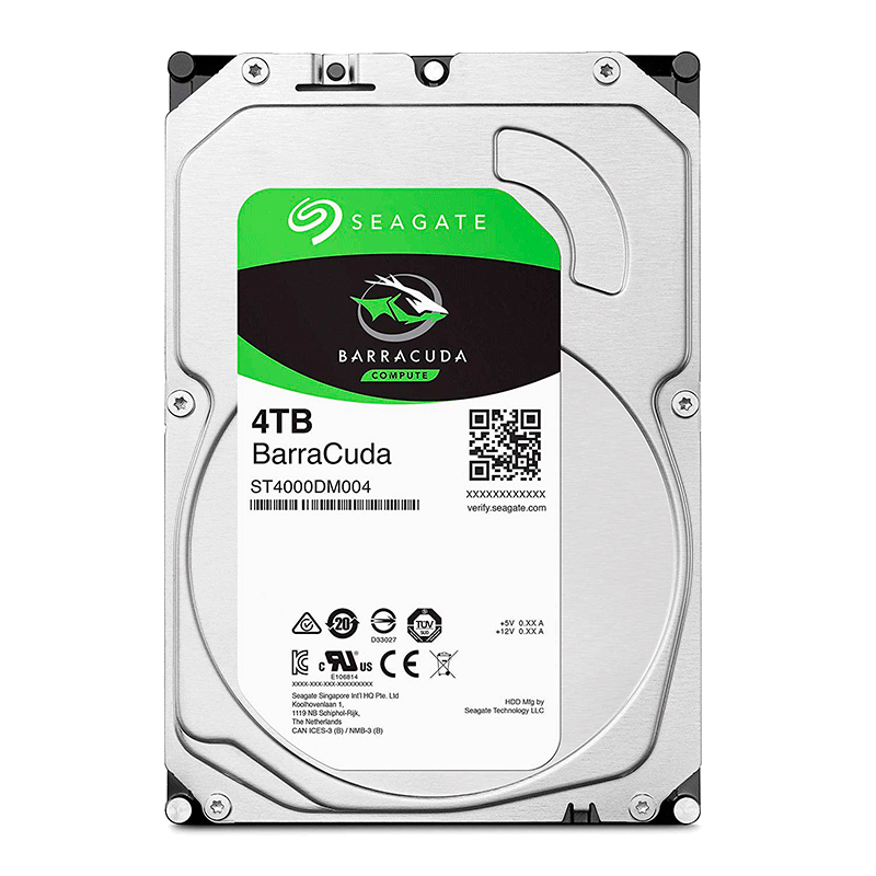 Disco Duro 3.5" 4TB Seagate BarraCuda 5400RPM