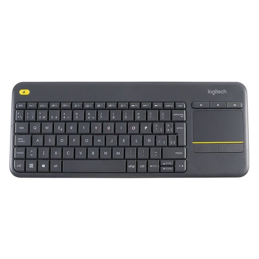 [920-007123] Teclado Inalámbrico USB Logitech K400-PLUS Español Touchpad Negro