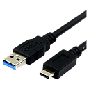 Cable USB-C a USB Argom ARG-CB-0041 1 Metro Negro